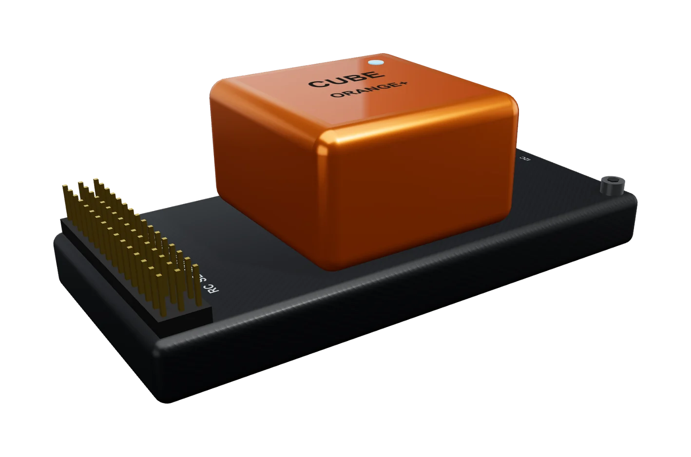 CubePilot Cube Orange+ on its carrier board